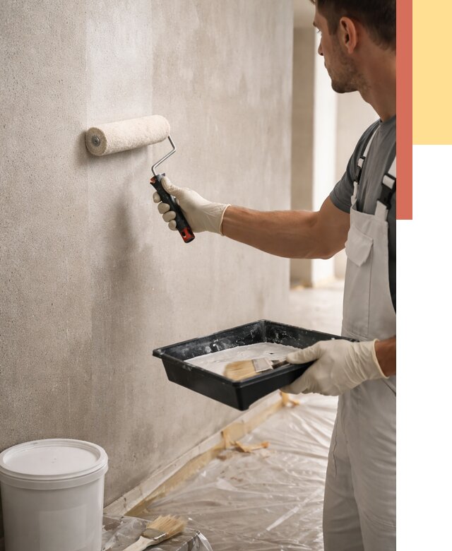 Грунтовка стен в Новокубанске от 2288 руб. м2 — быстро, недорого, с материалом | ОТДЕЛОЧНИК-Нкб