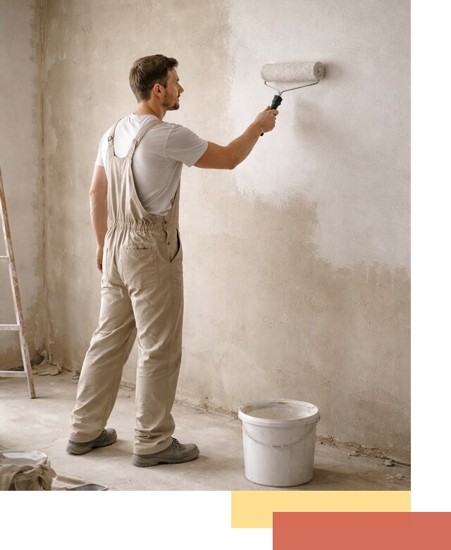 Грунтовка стен под отделку в Новокубанске профессиональным раствором