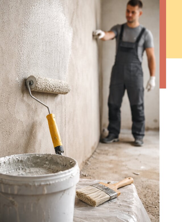 Нанесение бетоноконтакта на стены в Новокубанске от 4367 руб. быстро и недорого | ОТДЕЛОЧНИК-Нкб