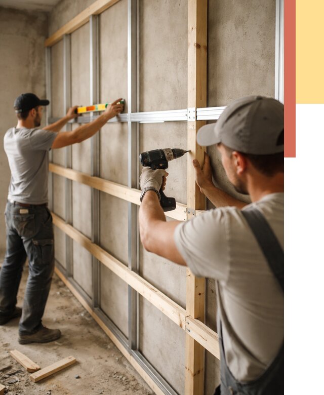 Устройство обрешетки под панели в Новокубанске от 2184 руб. — монтаж под ключ | ОТДЕЛОЧНИК-Нкб