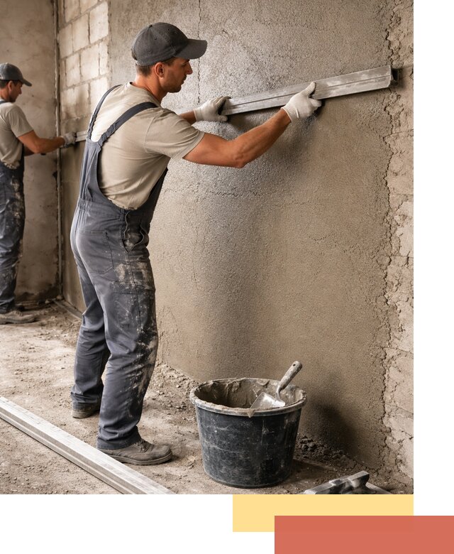 Штукатурка стен цементно-песчаная в Новокубанске профессионально