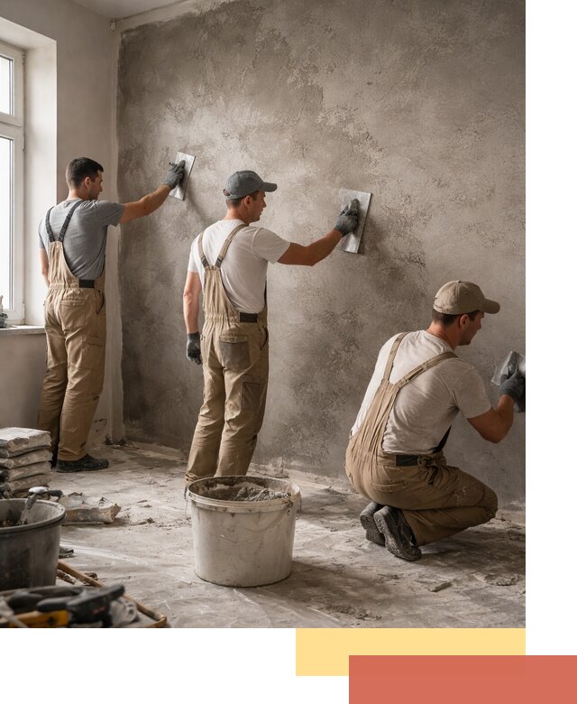 Декоративная штукатурка под бетон в Новокубанске для стен и потолков