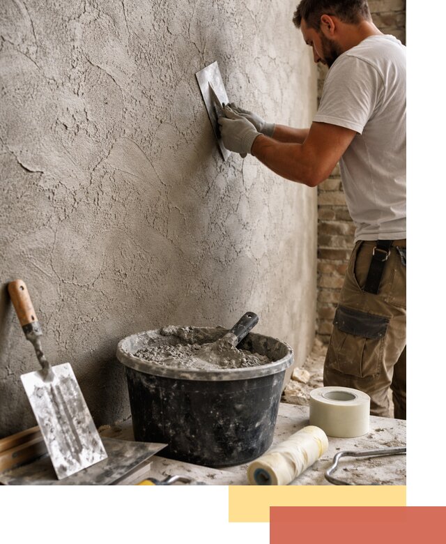 Декоративная штукатурка лофт в Новокубанске — отделка стен и потолков