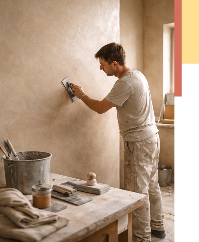 Марокканская штукатурка таделакт в Новокубанске под ключ от 4367 руб. | ОТДЕЛОЧНИК-Нкб