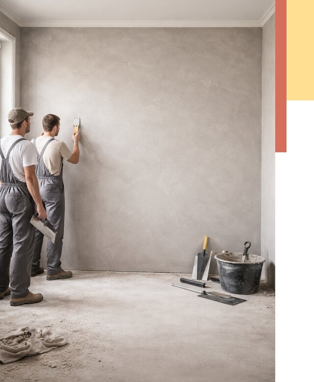 Микробетон на стены в Новокубанске от 1300 руб. — нанесение и отделка | ОТДЕЛОЧНИК-Нкб