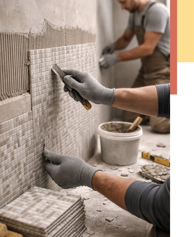 Облицовка стен мозаикой в Новокубанске от 3327 руб/м2 — укладка мозаики на стены | ОТДЕЛОЧНИК-Нкб