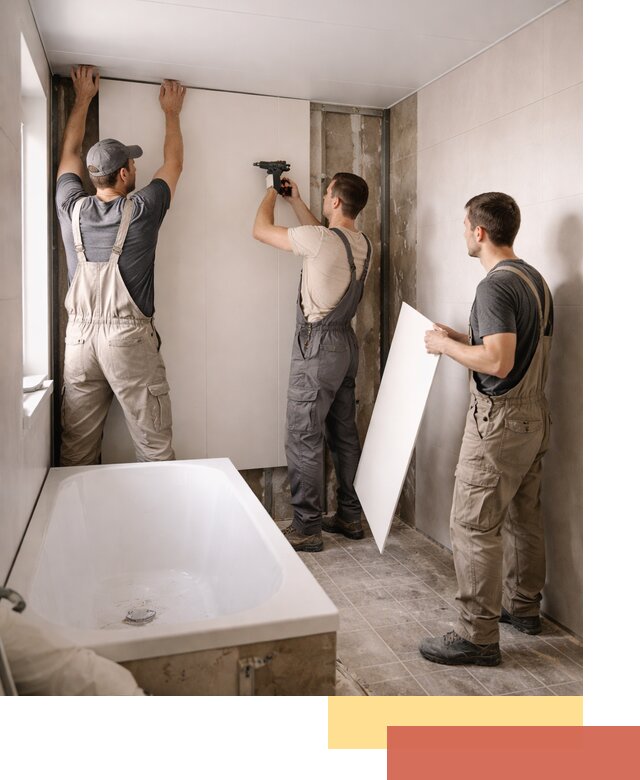 Отделка ванной панели ПВХ профессионально в Новокубанске