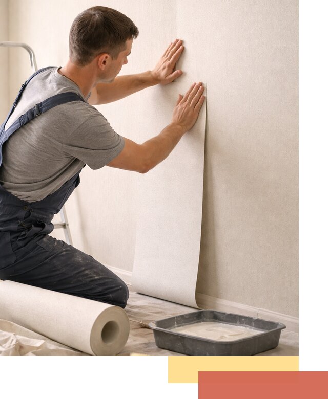 Поклейка флизелиновых обоев в Новокубанске качественно и быстро