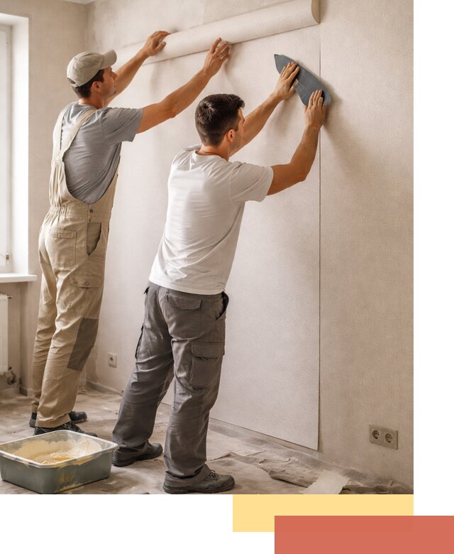 Поклейка виниловых обоев в Новокубанске профессионально и качественно