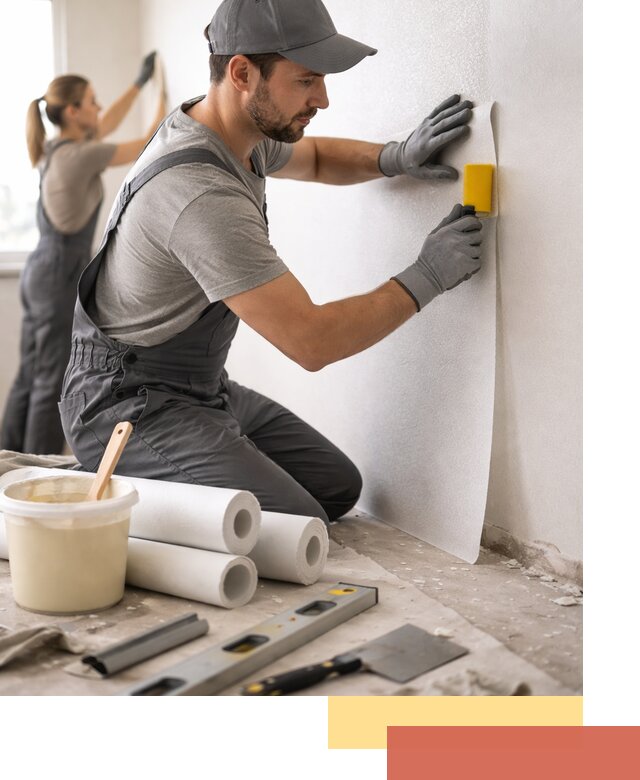 Поклейка стеклообоев профессионально в Новокубанске