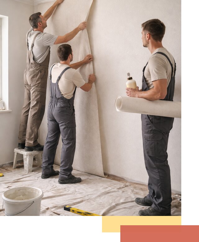 Оклейка стен обоями в Новокубанске — качественно и профессионально