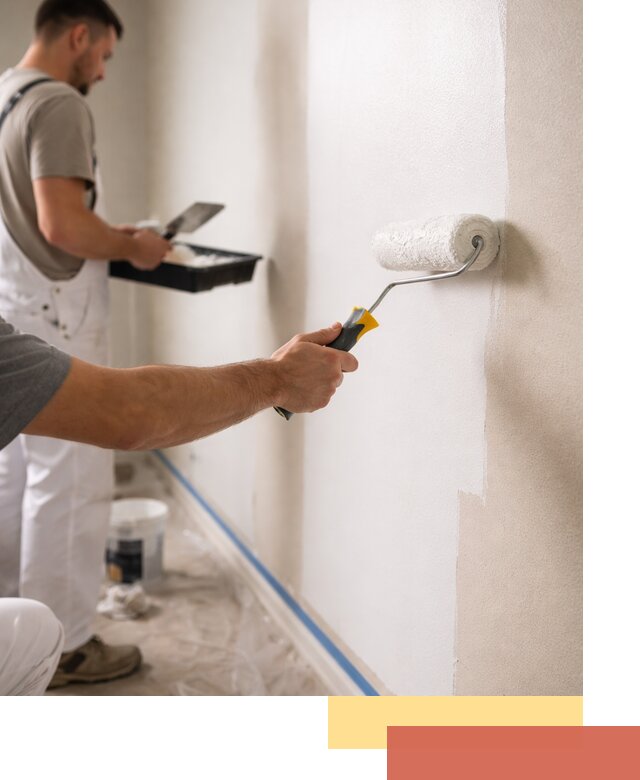 Покраска стен акриловой краской профессионально в Новокубанске