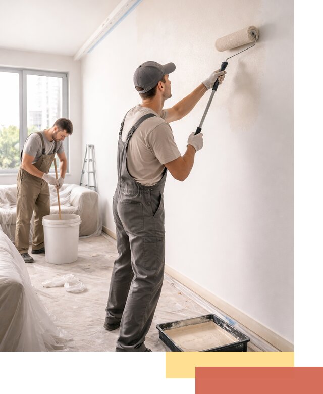 Покраска стен в офисе в Новокубанске — быстрый и качественный ремонт