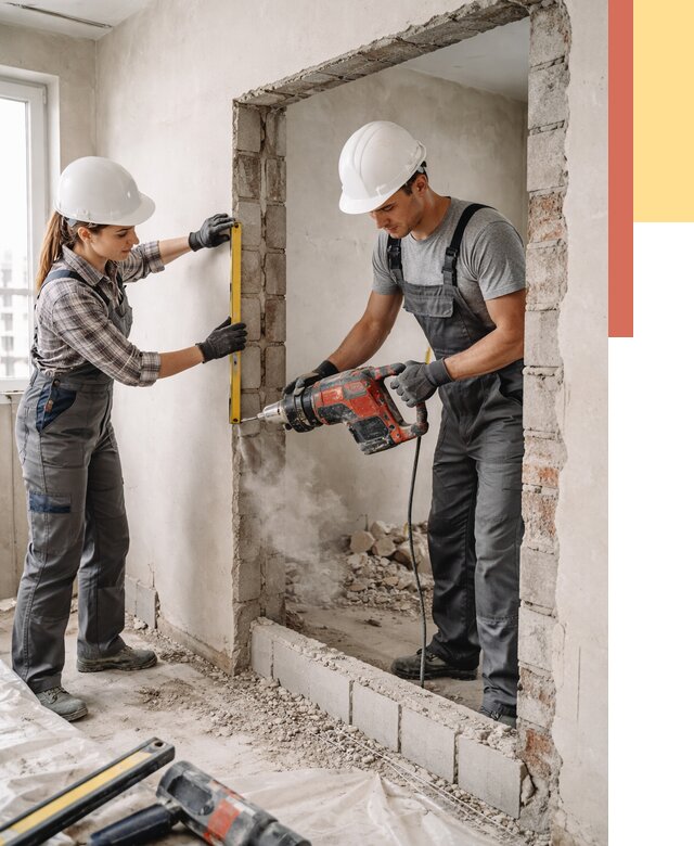 Создание проемов в стенах в Новокубанске от 6759 руб. — алмазная резка и расширение | ОТДЕЛОЧНИК-Нкб