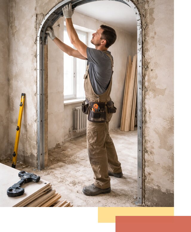 Устройство арочного проема в Новокубанске под ключ