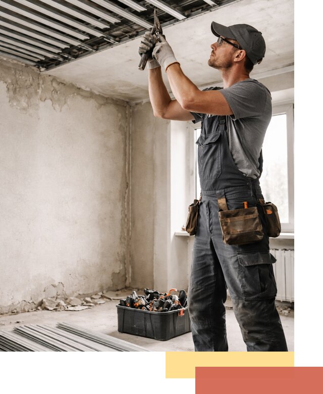 Демонтаж реечного потолка в Новокубанске быстро и аккуратно