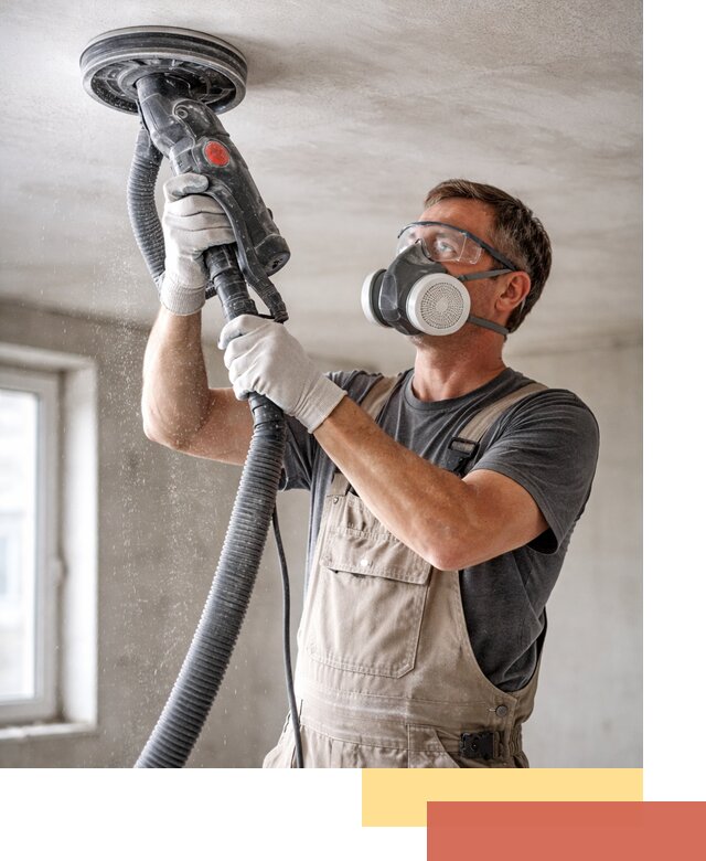 Шлифовка потолка в Новокубанске — качественная подготовка под отделку