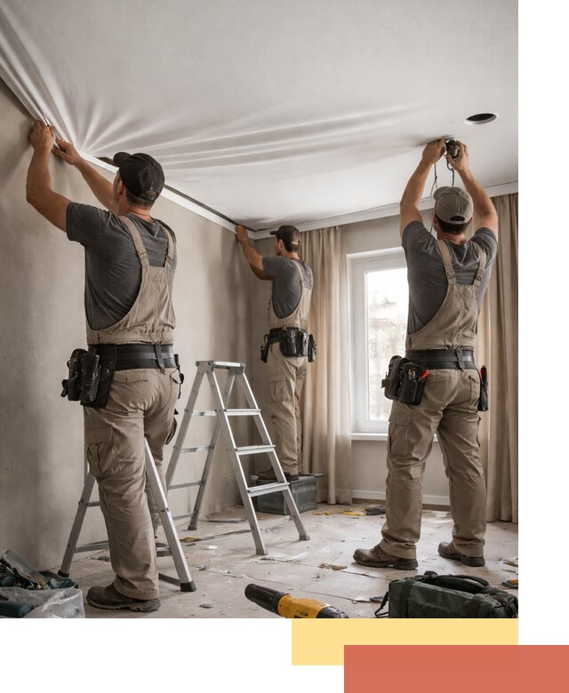 Монтаж матового натяжного потолка в Новокубанске качественно и быстро