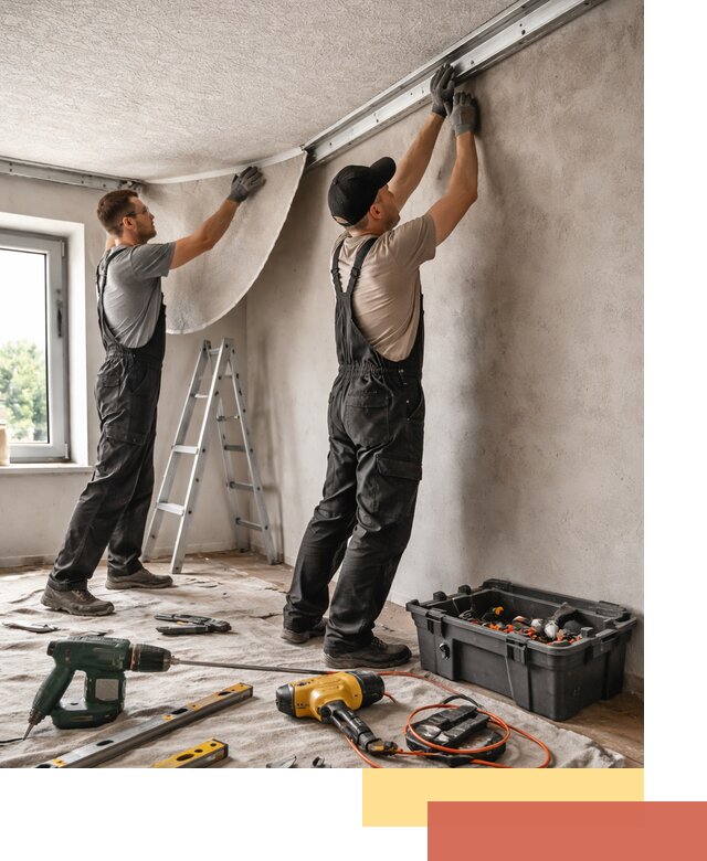 Монтаж фактурного натяжного потолка в Новокубанске качественно и быстро