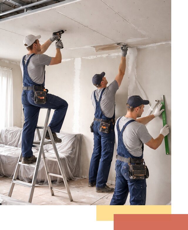 Профессиональная отделка потолка в Новокубанске быстро и качественно