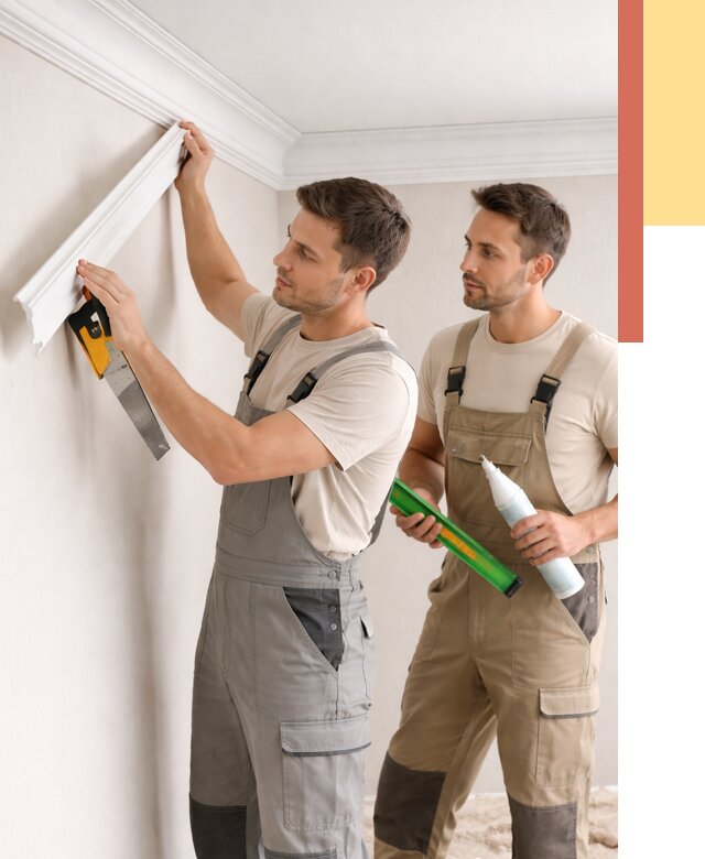 Монтаж потолочного плинтуса в Новокубанске от 2392 руб. — быстро и недорого | ОТДЕЛОЧНИК-Нкб