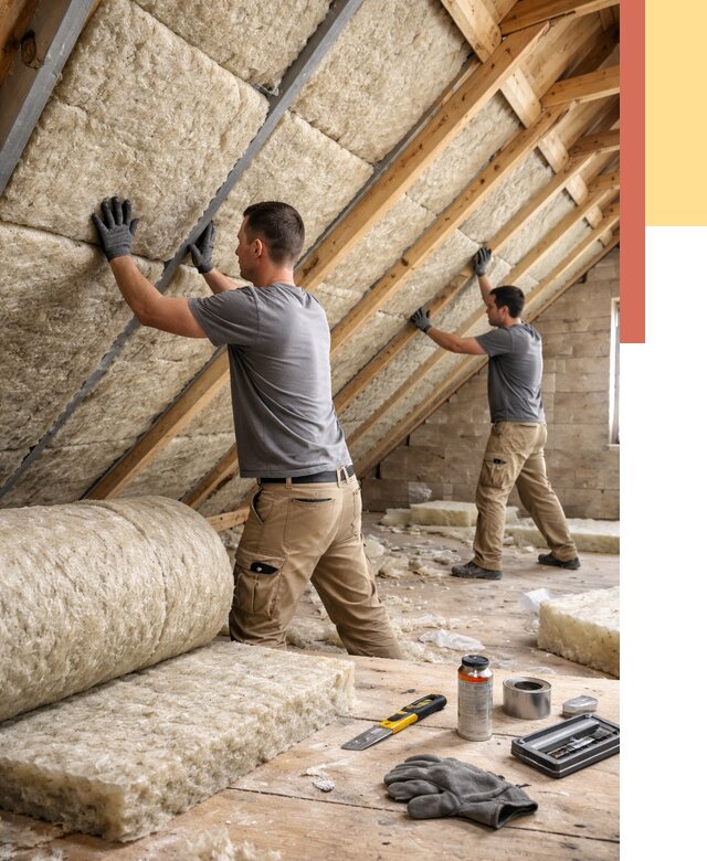 Утепление потолка минватой в Новокубанске от 1508 руб. — быстро и недорого | ОТДЕЛОЧНИК-Нкб